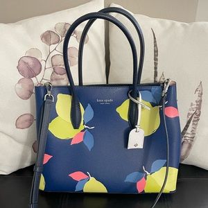 *Like New* Kate Spade Eva Lemon Zest Medium Top Zip Leather Satchel